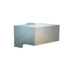 image of Wood Stone SG-BDL-O-WS42.5F Hood For 4343 Bistro, Flat Face, Pre-Piped For Ansul