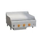 image of Wood Stone WS-GPL-3636-CT 36" Countertop Thermostatic Gas Griddle, 3/4" Steel Plate, 85.000 BTU