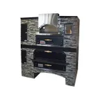 image of Marsal WF-60/MB60 STKD 80" Double Deck Gas Pizza Oven