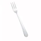 image of Winco 0002-07 5 1/2" Windsor Flatware Stainless Steel Oyster Fork, Vibro Finish - 1 Dozen