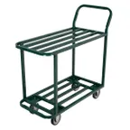 image of Winholt 110 All-Welded Steel Platform Truck, 18x40, 600 lbs, Green Powder Coated Finish