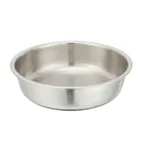 image of Winco 203-WP Stainless Steel 4 Qt. Round Water Pan
