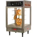 image of Winco 51012 19" Countertop Pass Thru Heated Pizza/Pretzel Display Case