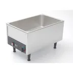 image of Winco 51096 13" Countertop Electric  Food Pan Warmer w/ 1 Full-Size Pan Well, Extra Long Legs
