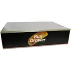 image of Winco 65030 Stainless Steel Hot Dog Bun Box for 30 Hot Dog Grill