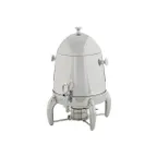 image of Winco 903B Virtuoso Coffee Chafer Urn, 3-Gallon (11-12 qt) Stainless Steel with Handle & Legs - Set