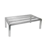 image of Winco ADRK-2048 Aluminum Stationary Dunnage Rack w/ 1500 lb Capacity - 20" x 48" x 12"