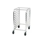 image of Winco ALRK-10 Aluminum Sheet Pan Rack, Mobile - 10 Pan