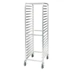 image of Winco ALRK-20R Aluminum Universal Sheet Pan Rack, With Brake - 20 Pan