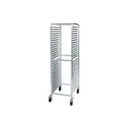 image of Winco ALRK-30BK Unassembled End Load Full Height Bun / Sheet Pan Rack with Brakes - 30 Pan