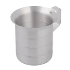 image of Winco AM-1 Measuring Cup, 1 qt. Capacity, Aluminum