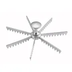 image of Winco APM-07 7 Cut 10" Pie Marker / Cutter, Cast Aluminum