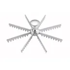 image of Winco APM-08 8 Cut Pie Marker / Cutter, Cast Aluminum