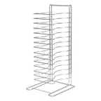 image of Winco APZT-1015 Countertop Aluminum Pizza Pan Rack,15 Pans