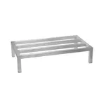 image of Winco ASDR-2048 Aluminum Stationary Dunnage Rack w/ 1500 lb Capacity - 20" x 48" x 8"