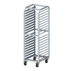 image of Winco AWRK-20HBK Aluminum 20 Tier Welded Sheet Pan Rack