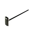 image of Winco BR-30 30" Pizza Oven / Broiler Brush with Scraper
