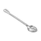 image of Winco BSST-15 15" Slotted Stainless Steel Basting Spoon with 1.2 mm Stainless Steel