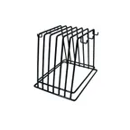 image of Winco CB-6K, 6 Slot Cutting Board Rack, Vinyl Coated