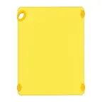 image of Winco CBK-1824YL 18” x 24” x 1/2" Yellow StatikBoard Plastic Cutting Board 