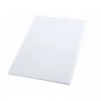 image of Winco CBWT-1520 Rectangular Cutting Board, 15 x 20 x 1/2", White