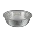 image of Winco CCOD-15S 15" Stainless Steel Chinese Colander with 2.5 MM Holes