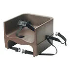 image of Winco CHB-1P Booster Seat, 13"L X 13"W X 10-1/2"H, Single-Sided, 3-Way Strap