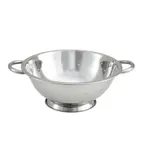image of Winco COD-5 5 Qt. Stainless Steel Colander with Base and Handles