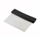 image of Winco DSC-2 Dough Cutter/Scraper With Plastic Black Handle,Stainless Steel Blade