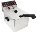 image of Winco EFS-16 16 lb. Single Well Electric Countertop Fryer