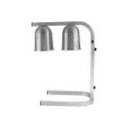image of Winco EHL-2 2 Bulb Heat Lamp w/ Adjustable Arm, Aluminum, 120V
