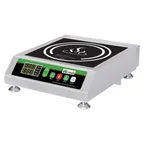image of Winco EICS-18C 14" Countertop Induction Cooker w/ Digital Controls, Ceramic Glass Surface