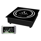 image of Winco EIDS-18C 12" Built-In/Drop-In Induction Cooker w/ Digital Controls, Ceramic Glass Surface