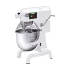 image of Winco EMP-20 Floor Model 21,1 qt Planetary Mixer w/ Guard and Standard Attachments, #12 HUB, 3-Speed, 1-1/2 hp