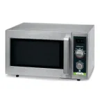 image of Winco EMW-1000SD 1000-Watt Commercial Microwave Oven w/ 0.9 cu ft Capacity, Dial Control
