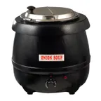 image of Winco ESW-66 Stainless Steel 10 qt. Electric Soup Warmer with Adjustable Heat Control