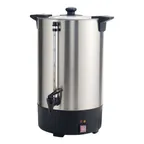 image of Winco EWB-100A Hot Water Dispenser, 4-gal (16 L) 304 SS, 1.5 kW 110-120V, cool handles - Set