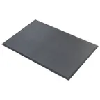 image of Winco FMG-23K Anti-Fatigue Black Floor Mat - 2' x 3' x 1/2"