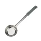 image of Winco FPPN-4 4 oz. One-Piece Perforated Food Portioner, Gray Handle, Prime