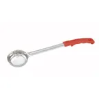 image of Winco FPS-2 2 oz. One-Piece Solid Food Portioner, Red Handle