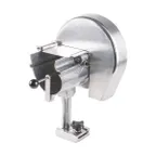 image of Winco FVS-1 Adjustable Fruit Vegetable Slicer 16"W x 8-11/16"D x 16"H 9-1/4" Stainless Blade 1/16-1/2" Slice