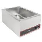 image of Winco FW-S500 Countertop Full Size Electric Food Pan Warmer, Stainless Steel Body