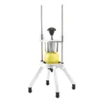 image of Winco FWS-6 Kattex 6-Section Fruit Wedge Slicer, 3-1/2" Cut Dia, Alum Body, Stainless Steel Blades, Non-Skid
