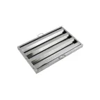 image of Winco HFS-1625 Stainless Steel Hood Filter - 16" x 25" x 1 1/2"