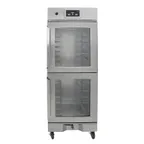 image of Winston HOV3-14UV Mobile Full Height Insulated Proofing Holding Cabinet, (1) Stainless Steel Dutch Door	