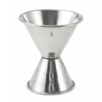 image of Winco J-5 Stainless Steel Jigger, 1 oz. x 2 oz.