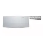 image of Winco KC-401 8-1/4" Stainless Steel Chinese Cleaver w/ Stainless Steel Handle