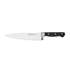 image of Winco KFP-80 Acero 8" Steel Chef's Knife, 1 Piece Full Tang, Forged Carbon Steel