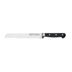 image of Winco KFP-82 8" Acero Stainless Steel Serrated Bread Knife w/ Black Handle