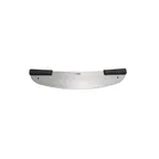 image of Winco KPP-20 Rocker 20" Pizza Knife with (2) Polypropylene Handles - Stainless Steel